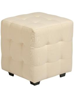 Пуф Генри 400х400х420 Рогожка CREAM