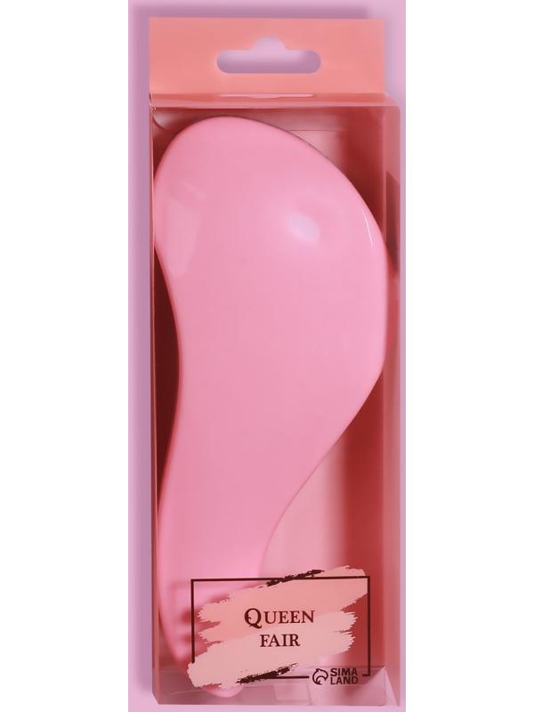 Расчёска массажная, 8 × 18,5 см, PVC коробка, цвет МИКС