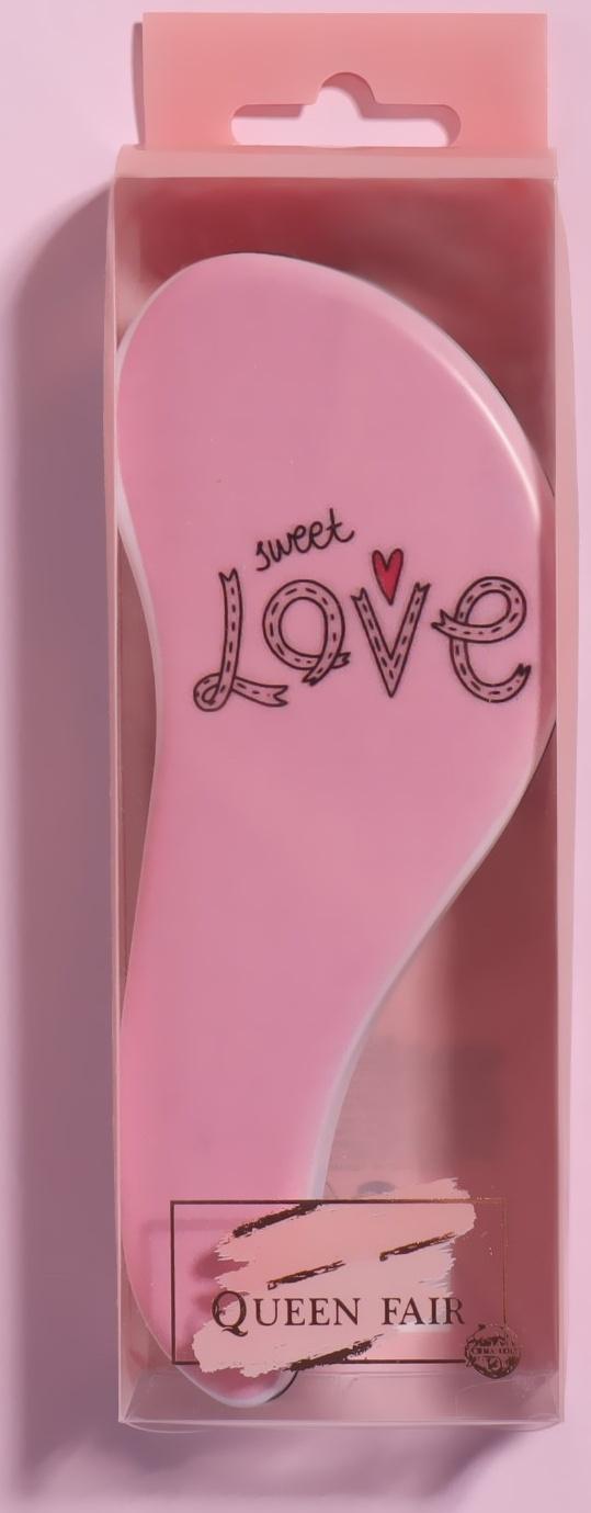 Расчёска массажная, 5,5 × 14,5 см, рисунок МИКС