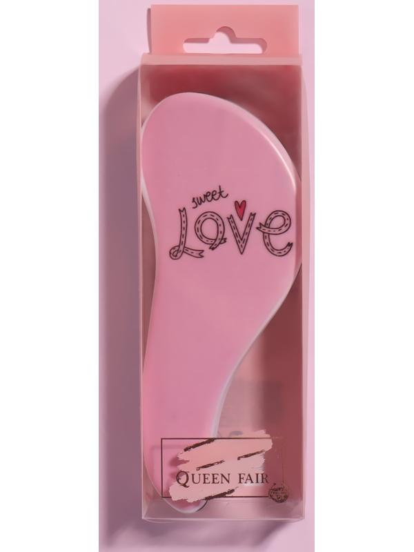 Расчёска массажная, 5,5 × 14,5 см, рисунок МИКС