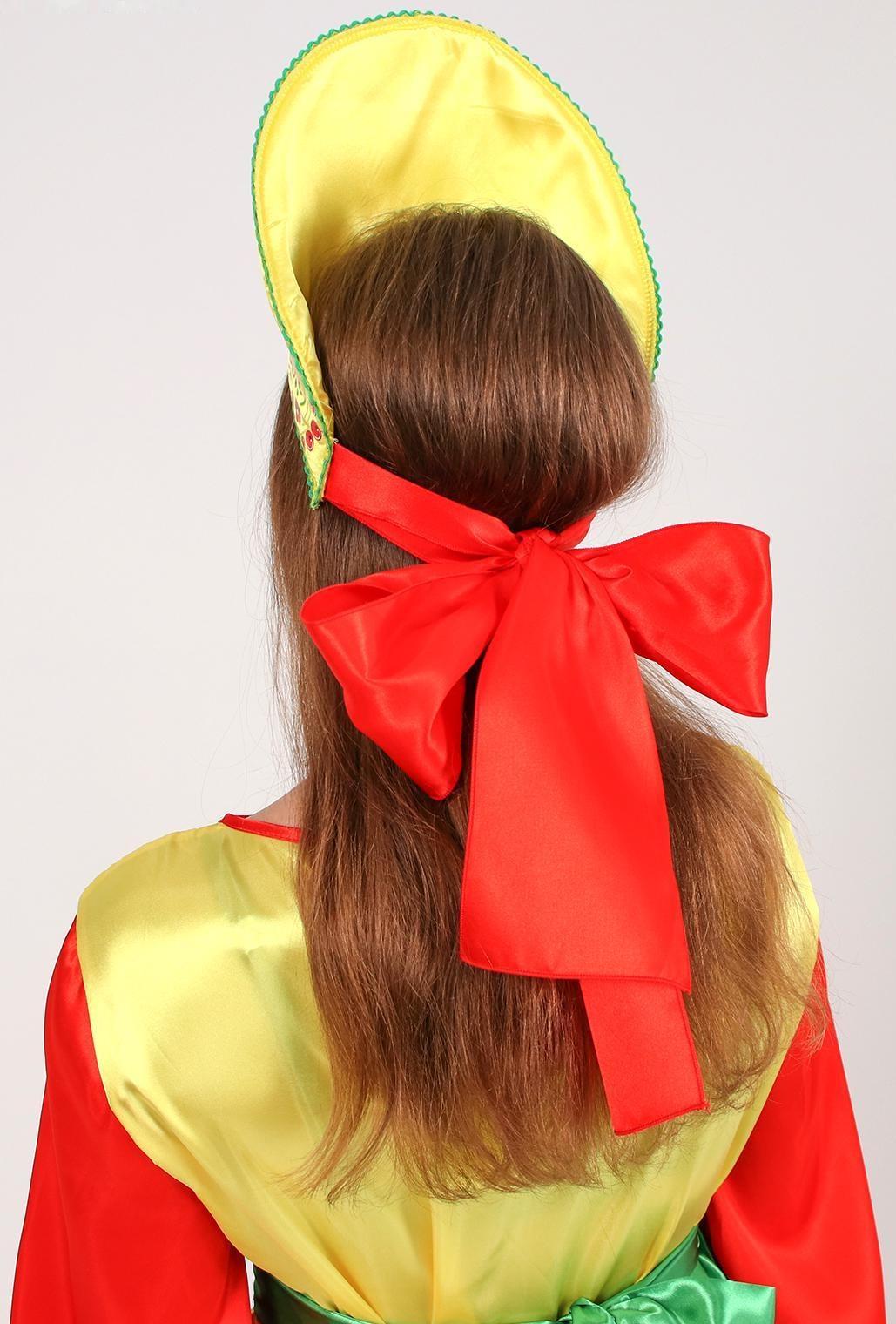 Карнавальный костюм «Лето», платье, кокошник, р. 50-52