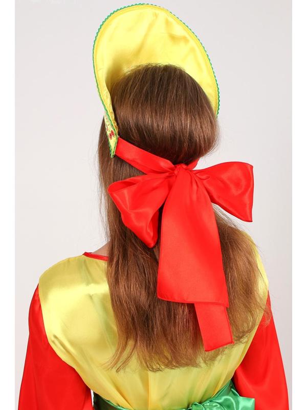 Карнавальный костюм «Лето», платье, кокошник, р. 50-52