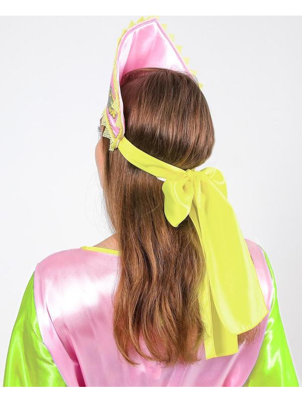 Карнавальный костюм «Весна», платье, кокошник, р. 50-52