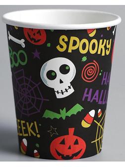 Стакан бумажный «Хэллоуин», 6 шт.