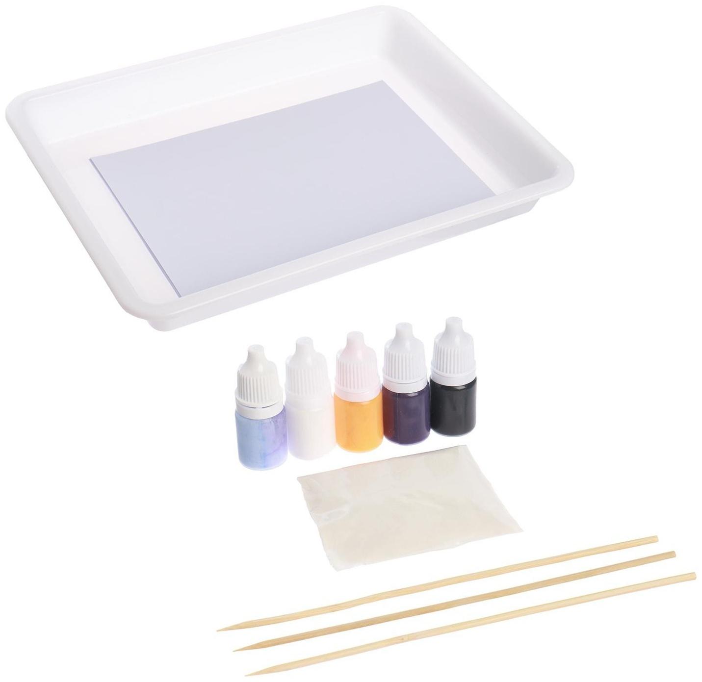 Рисование на воде: эбру «Цветы»