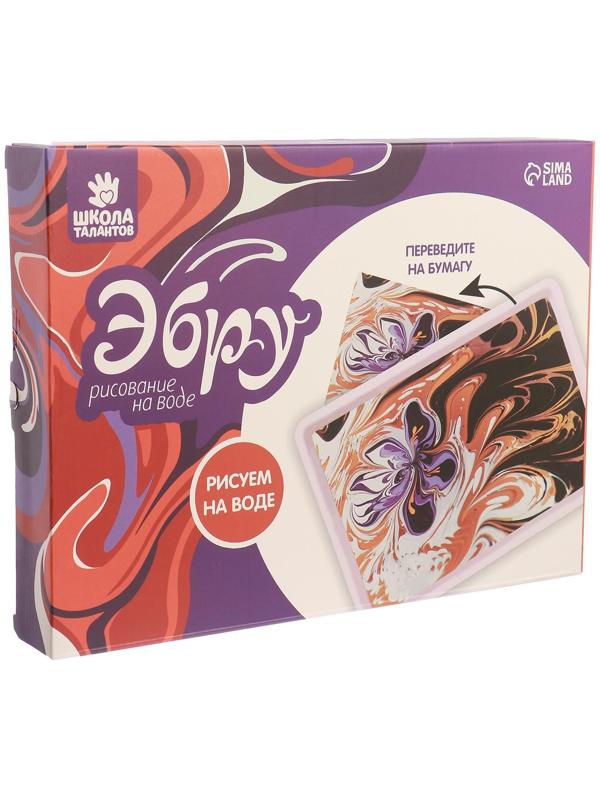 Рисование на воде: эбру «Цветы»