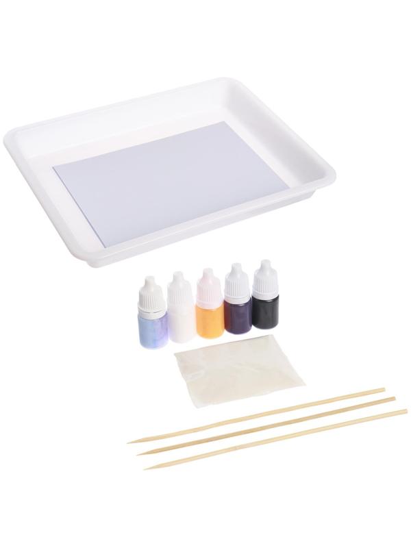 Рисование на воде: эбру «Цветы»