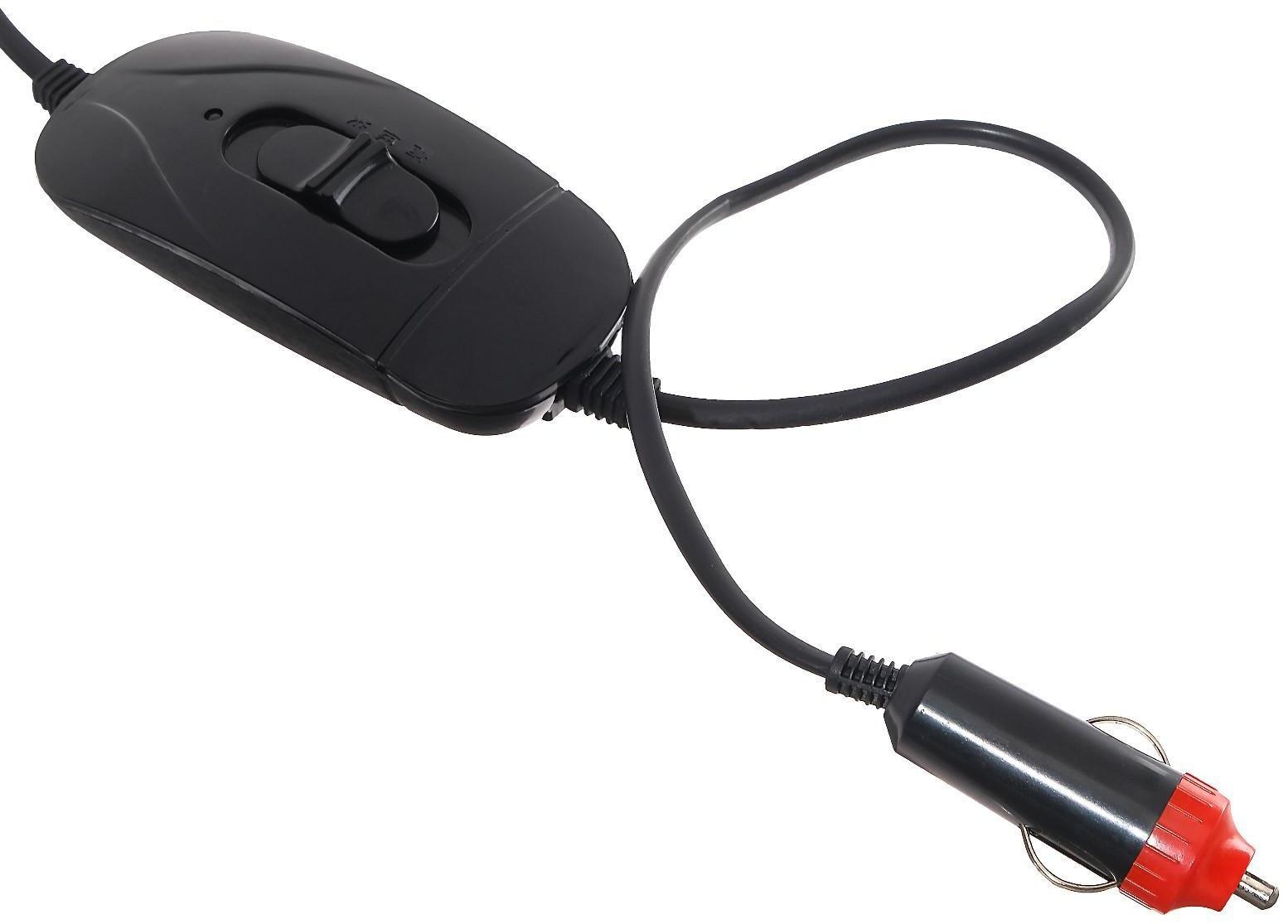 Накидка с подогревом TORSO, 12 В, регулятор, 42×42 см, провод 90 см, серый