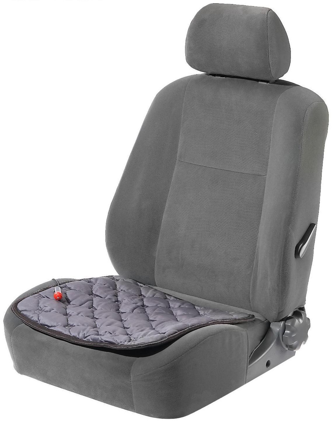 Накидка с подогревом TORSO, 12 В, регулятор, 42×42 см, провод 90 см, серый