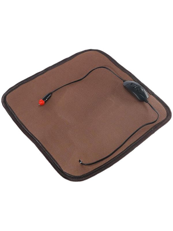 Накидка с подогревом TORSO, 12 В, регулятор, 42×42 см, провод 90 см, серый