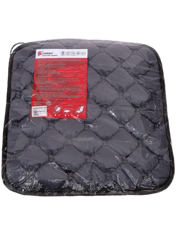 Накидка с подогревом TORSO, 12 В, регулятор, 42×42 см, провод 90 см, серый