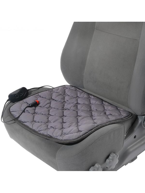 Накидка с подогревом TORSO, 12 В, регулятор, 42×42 см, провод 90 см, серый