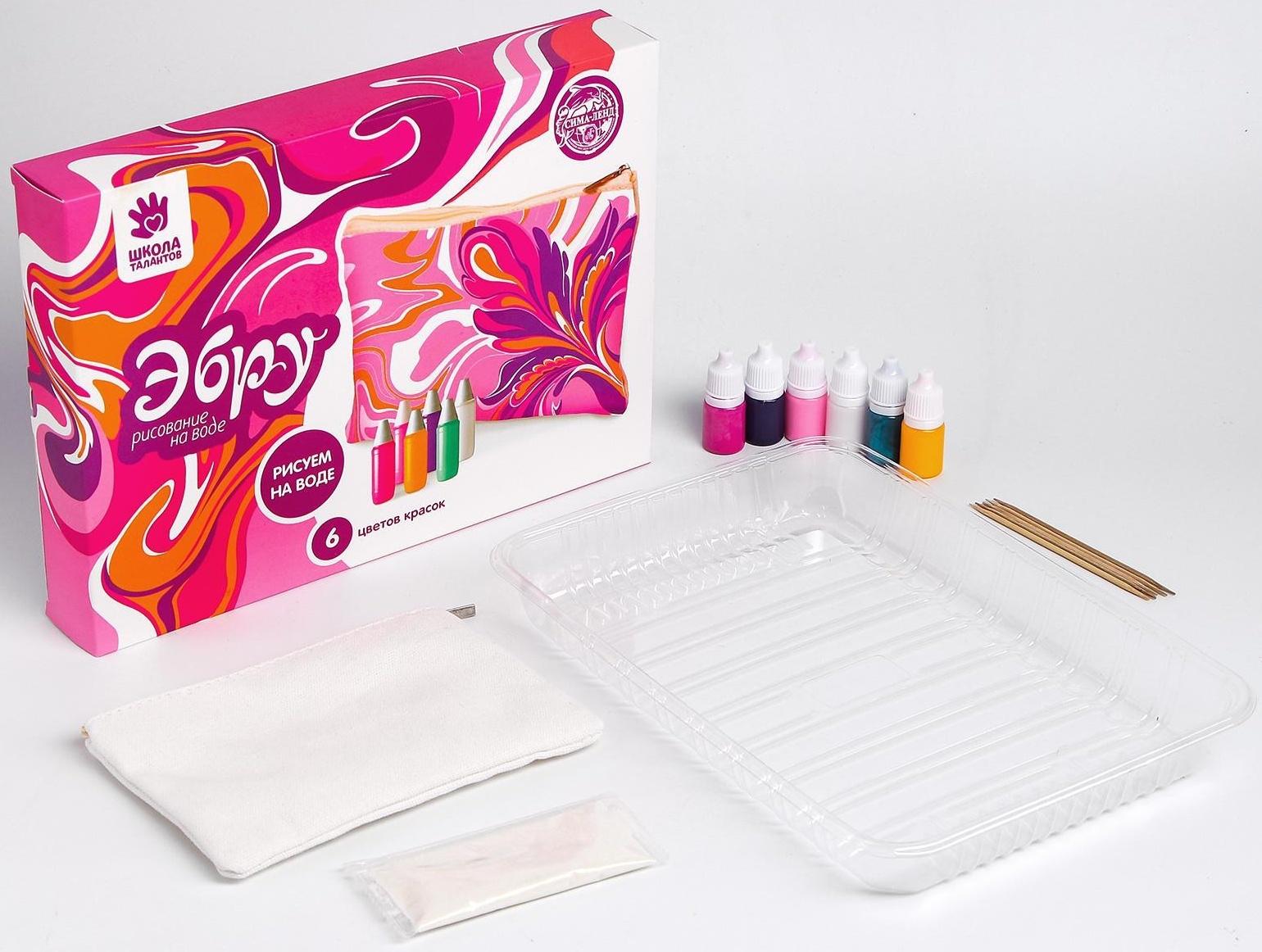 Рисование на воде: эбру «Косметичка»