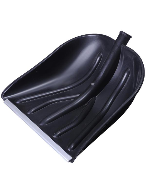 Ковш лопаты пластиковый, 410 × 460 мм, с алюминиевой планкой, тулейка 32 мм, «Купец»