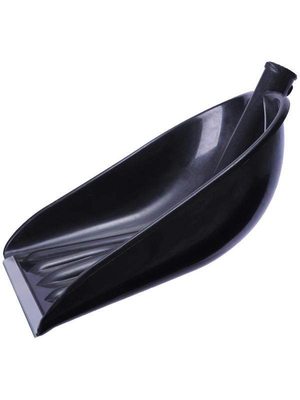 Ковш лопаты пластиковый, 410 × 460 мм, с алюминиевой планкой, тулейка 32 мм, «Купец»