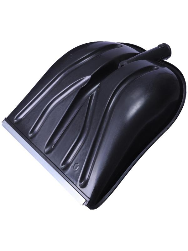 Ковш лопаты пластиковый, 410 × 460 мм, с алюминиевой планкой, тулейка 32 мм, «Купец»