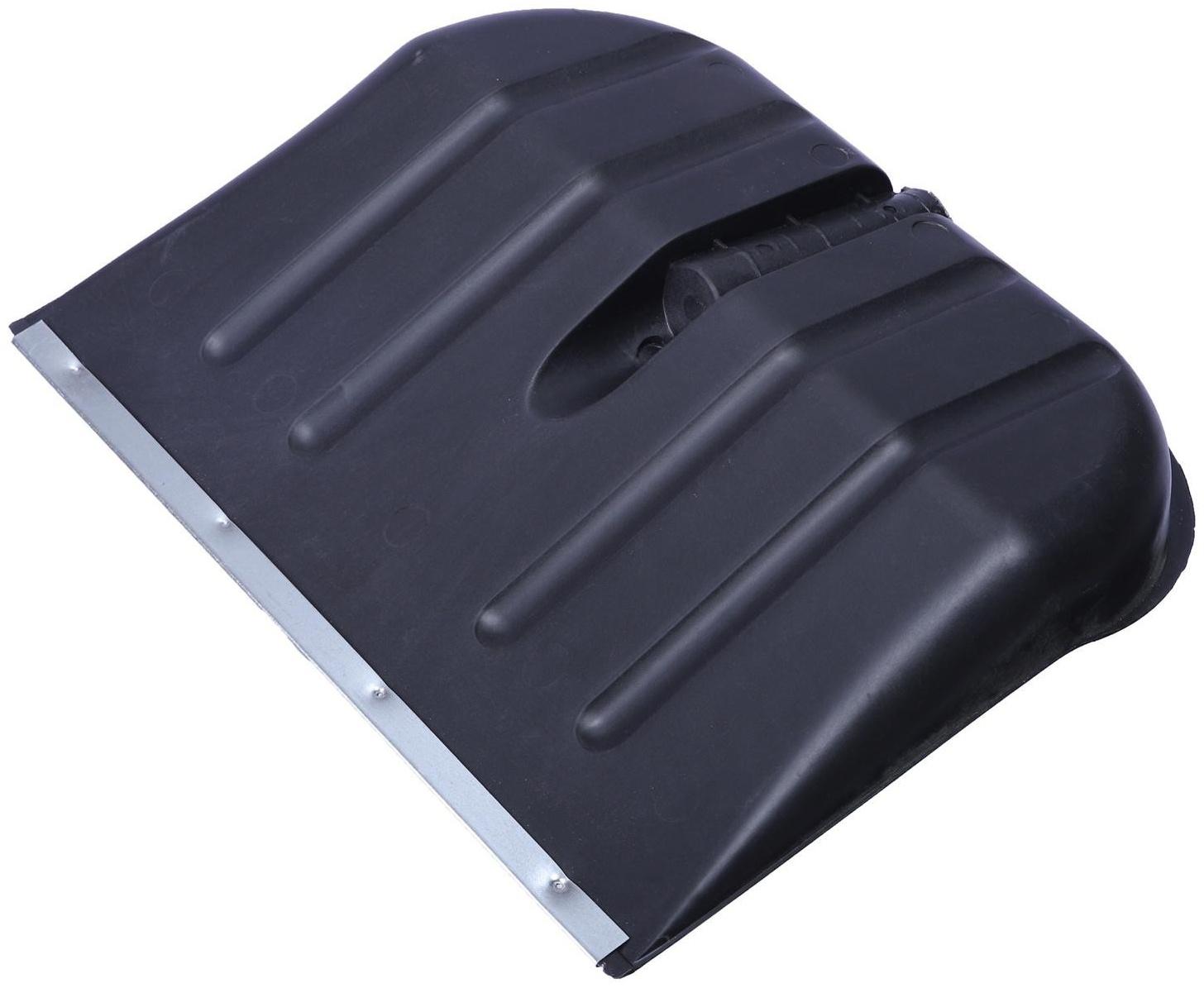 Ковш лопаты пластиковый, 360 × 410 мм, с оцинкованной планкой, тулейка 32 мм