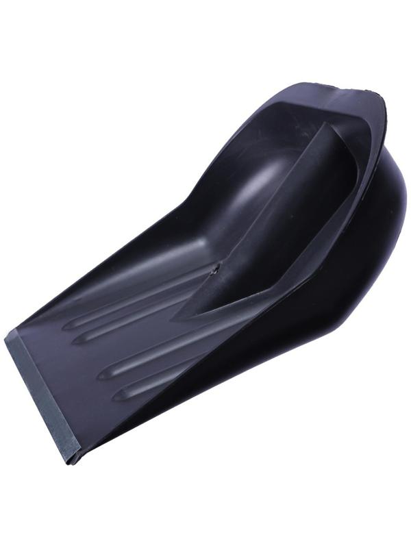 Ковш лопаты пластиковый, 360 × 410 мм, с оцинкованной планкой, тулейка 32 мм