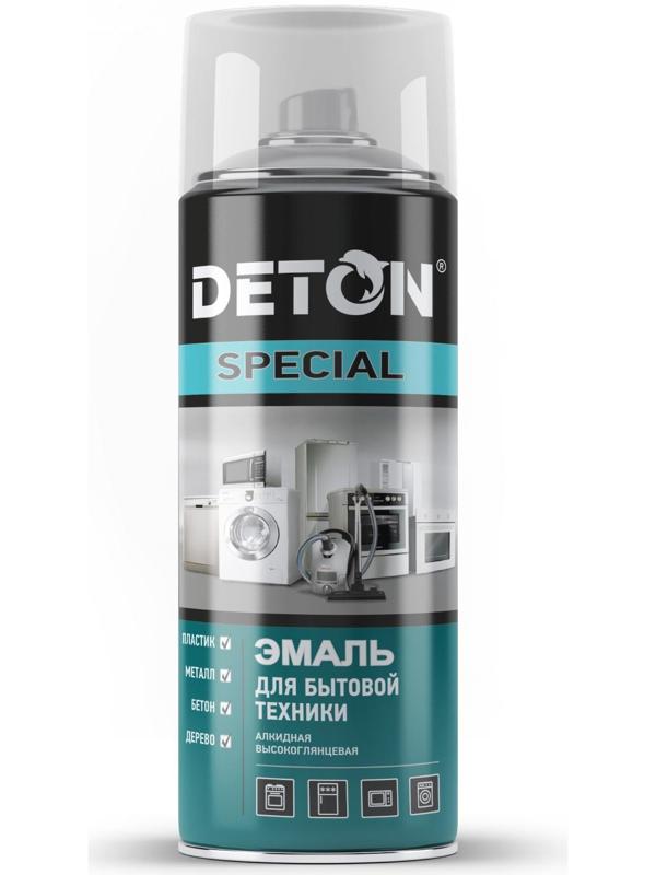 Эмаль DETON SPECIAL для бытовой техники белый аэрозоль 520мл