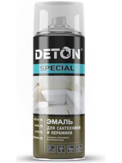 Эмаль DETON SPECIAL для ванн и керамики белый аэрозоль 520мл