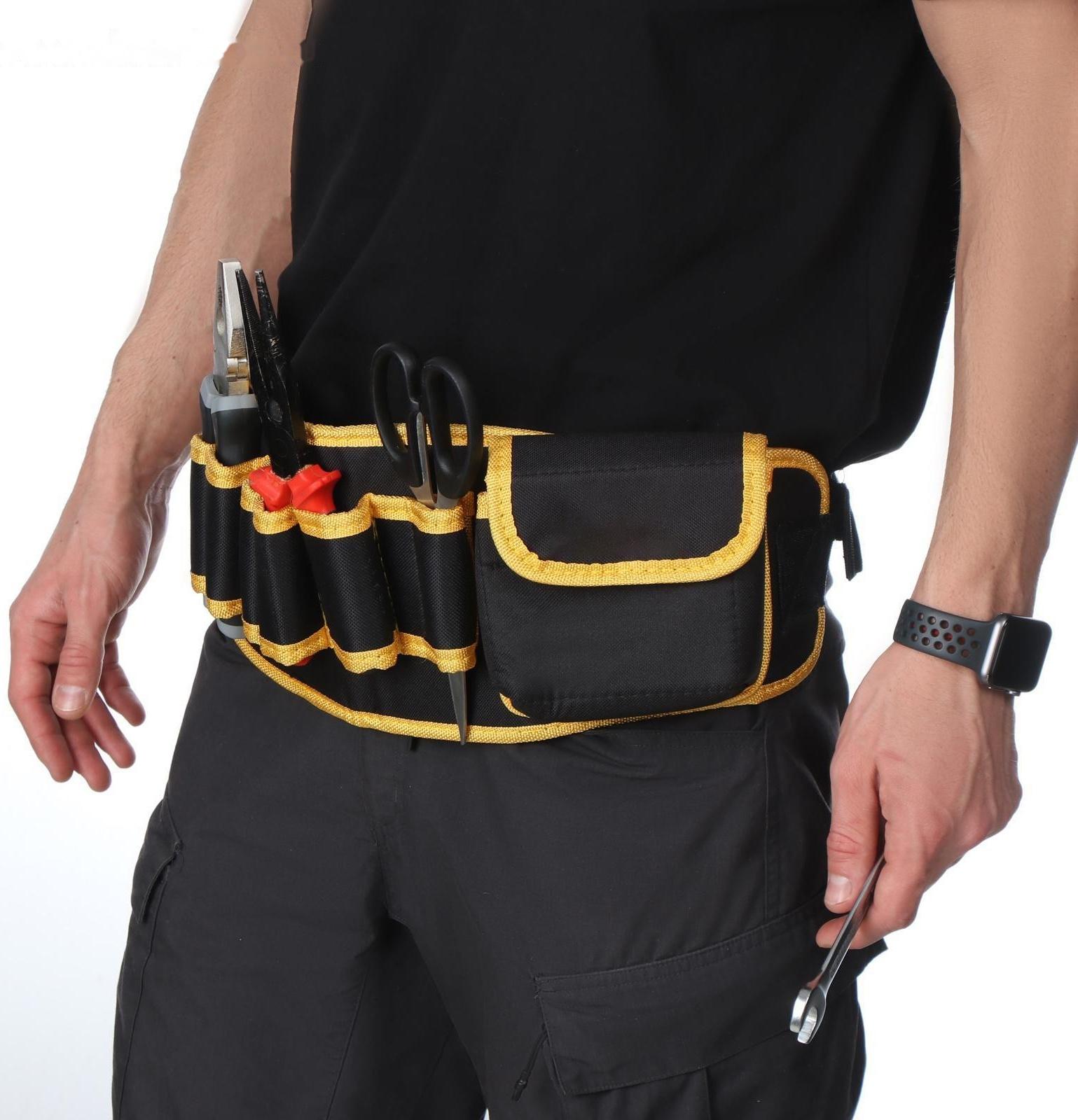 Поясная сумка для садового инструмента, на ремне, 10 карманов