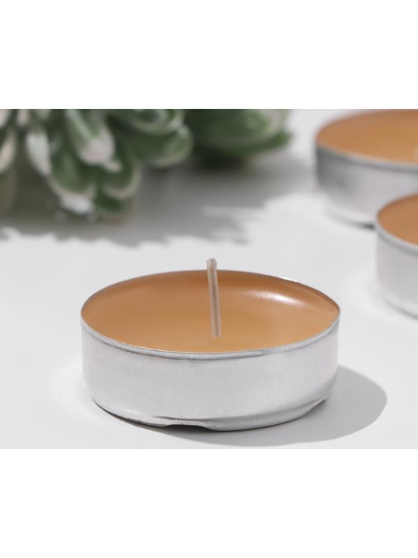 Свечи чайные ароматические, 6 штук, ваниль