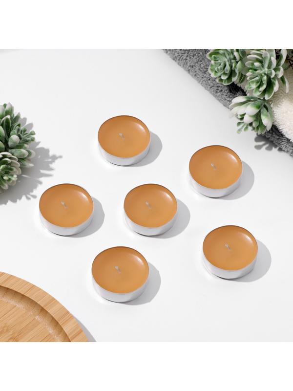 Свечи чайные ароматические, 6 штук, вишня