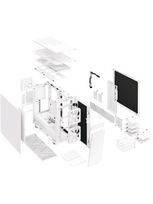 Корпус Fractal Design Define 7 Solid, без БП, E-ATX, Midi-Tower, белый