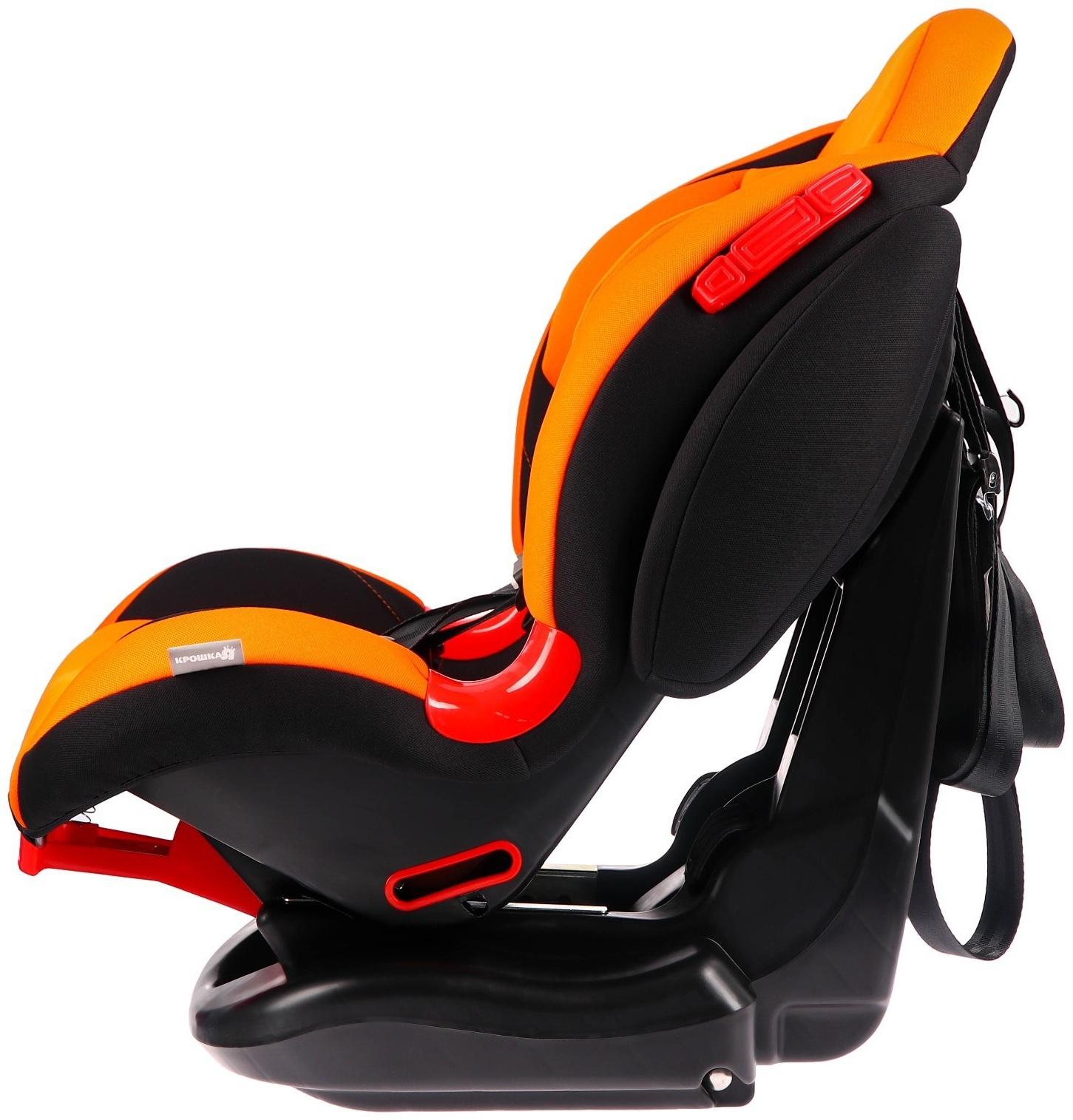 Автокресло Крошка Я Round Isofix гр. I/II, Orange Black
