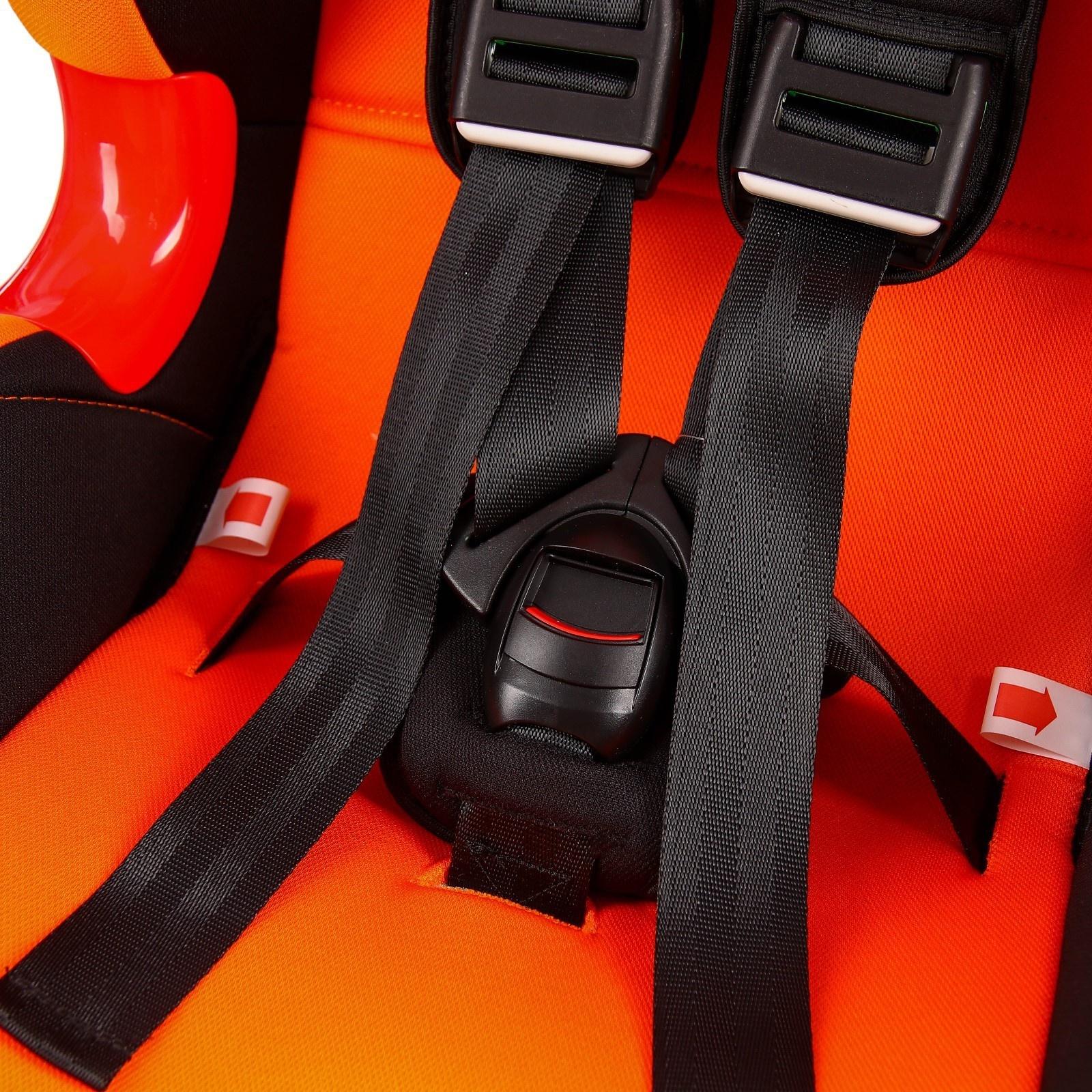 Автокресло Крошка Я Round Isofix гр. I/II, Orange Black
