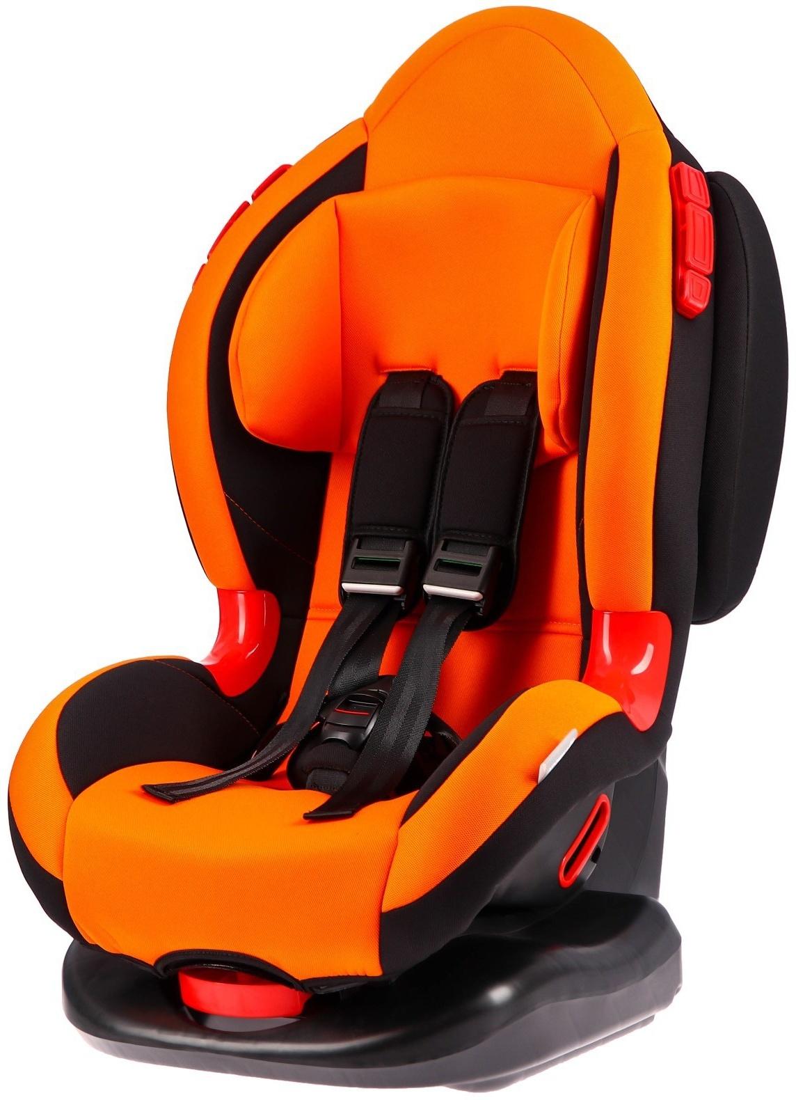 Автокресло Крошка Я Round Isofix гр. I/II, Orange Black