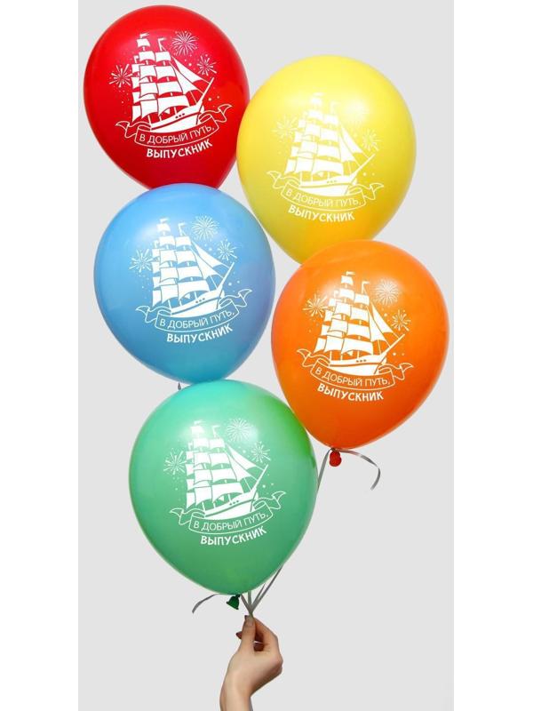 Школьный фартук, гипюр, мелкие цветы, р. 42-50, цвет белый + набор шаров 5 шт.