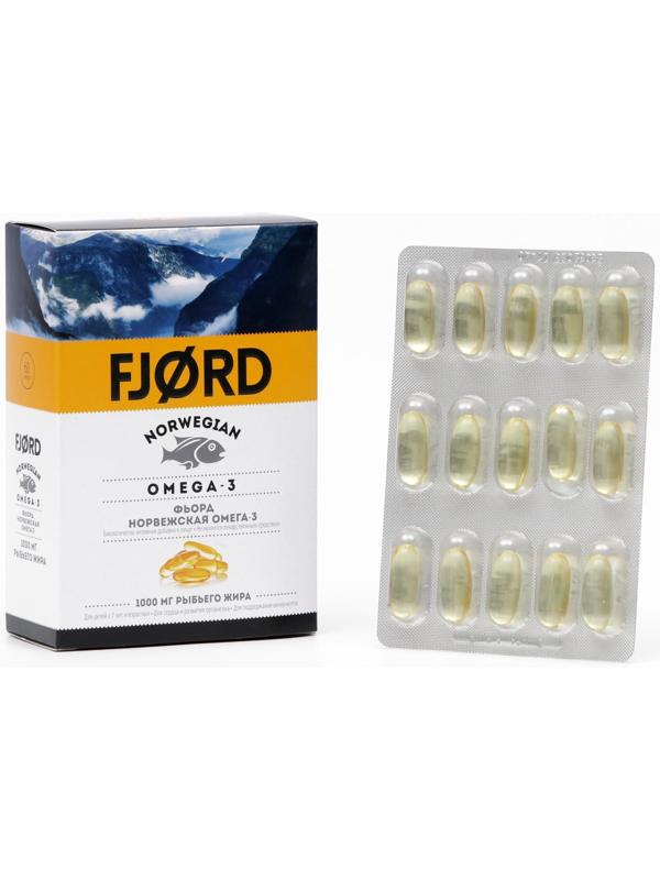 Норвежская Омега-3 FJORD 60 капсул, 87 г