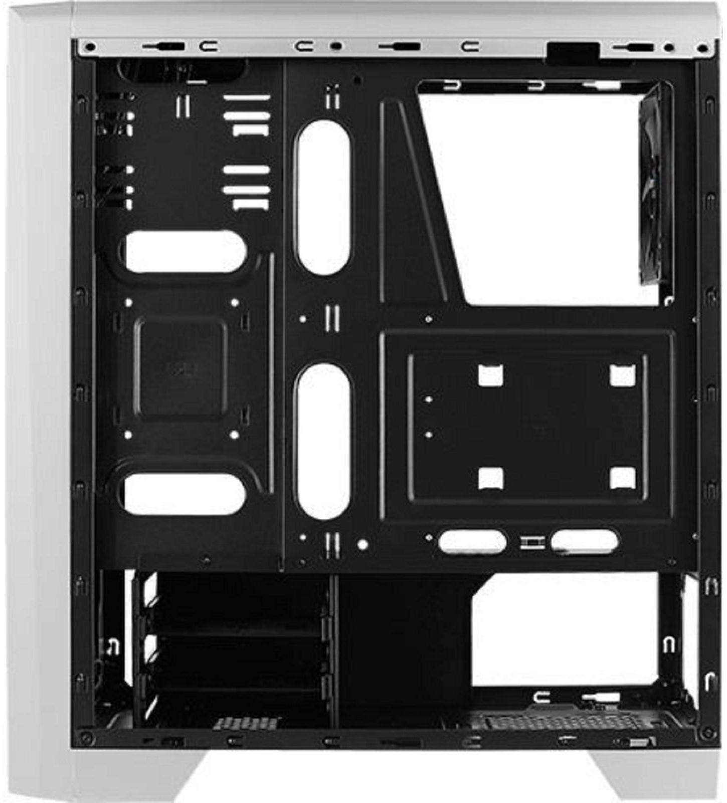 Корпус Aerocool Cylon, без БП, ATX, Midi-Tower, белый