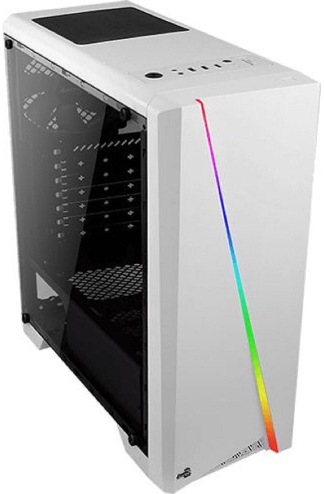 Корпус Aerocool Cylon, без БП, ATX, Midi-Tower, белый