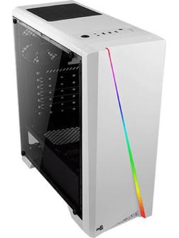 Корпус Aerocool Cylon, без БП, ATX, Midi-Tower, белый