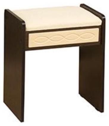 Пуф 432×300×500 мм, Венге/Велюр эскобар 02/Клён азия