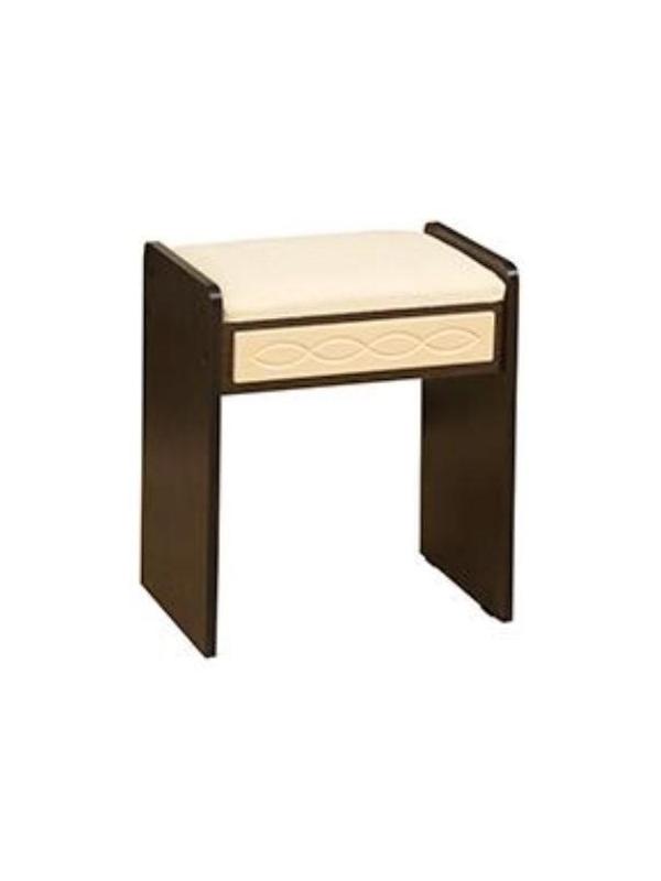 Пуф 432×300×500 мм, Венге/Велюр эскобар 02/Клён азия