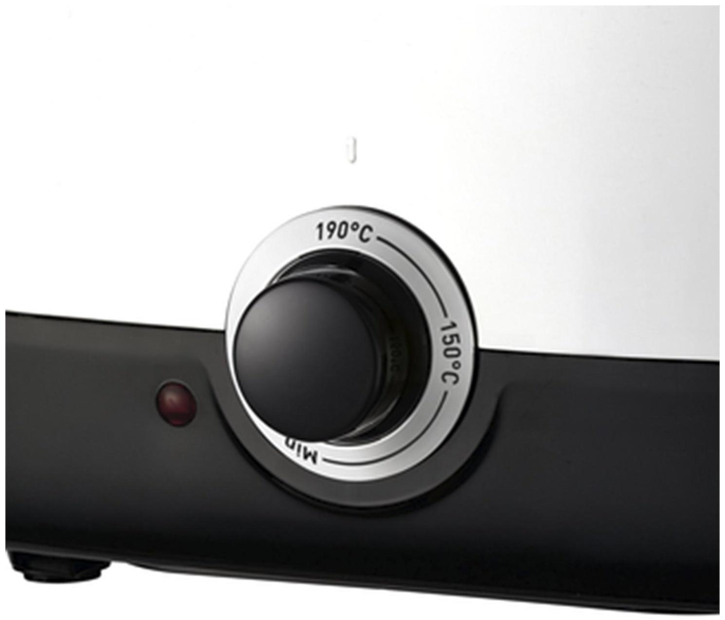 Фритюрница Tefal FF 220015, 1000 Вт, 1 л, до 190°C, серебристо-чёрная