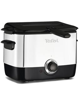 Фритюрница Tefal FF 220015, 1000 Вт, 1 л, до 190°C, серебристо-чёрная