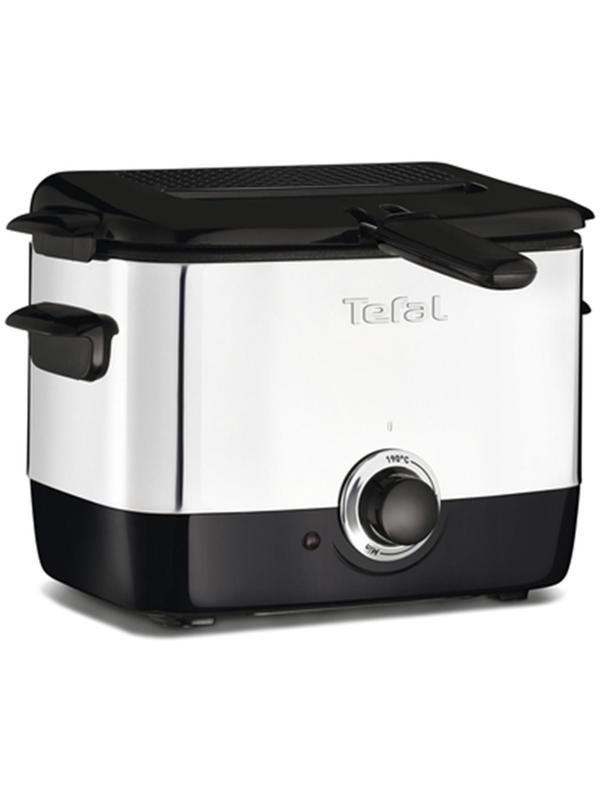 Фритюрница Tefal FF 220015, 1000 Вт, 1 л, до 190°C, серебристо-чёрная