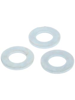 Шайба ТУНДРА krep, плоская, DIN125, оцинкованная, М10, 1 кг