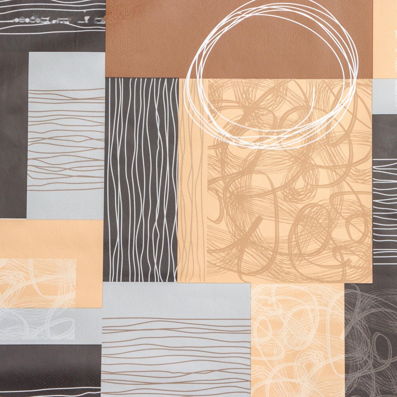 Клеёнка столовая на нетканой основе Доляна «Милт», ширина 140 см, рулон 20 м, цвет коричневый