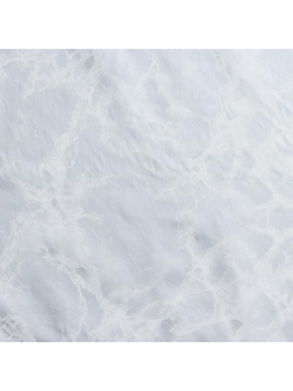 Клеёнка столовая на нетканой основе Доляна «Витая», ширина 137 см, рулон 20 м, цвет белый