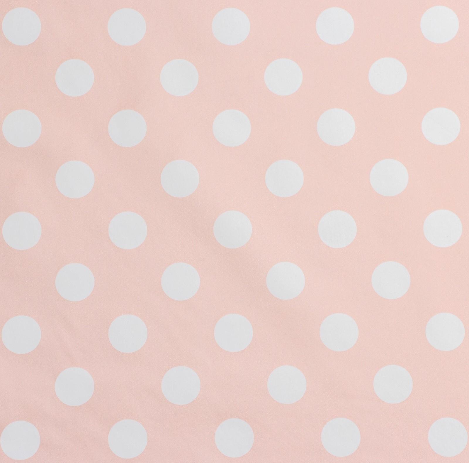 Клеёнка на стол на нетканой основе Доляна «Горошек», ширина 140 см, рулон 20 м