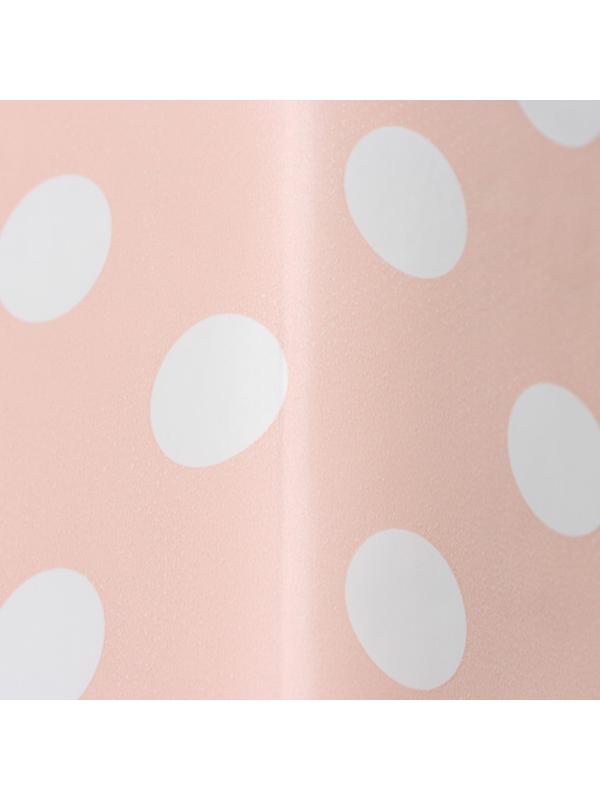 Клеёнка на стол на нетканой основе Доляна «Горошек», ширина 140 см, рулон 20 м