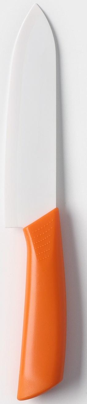 Нож керамический «Симпл», лезвие 15 см, ручка soft touch, цвет жёлтый