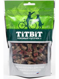 Мясные косточки TitBit для собак, с индейкой и ягненком, 145 г
