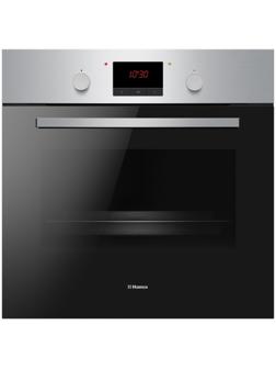 Духовой шкаф Hansa BOEI68224, электрический, 2900 Вт, 65 л, 8 режимов, серебристо-чёрный
