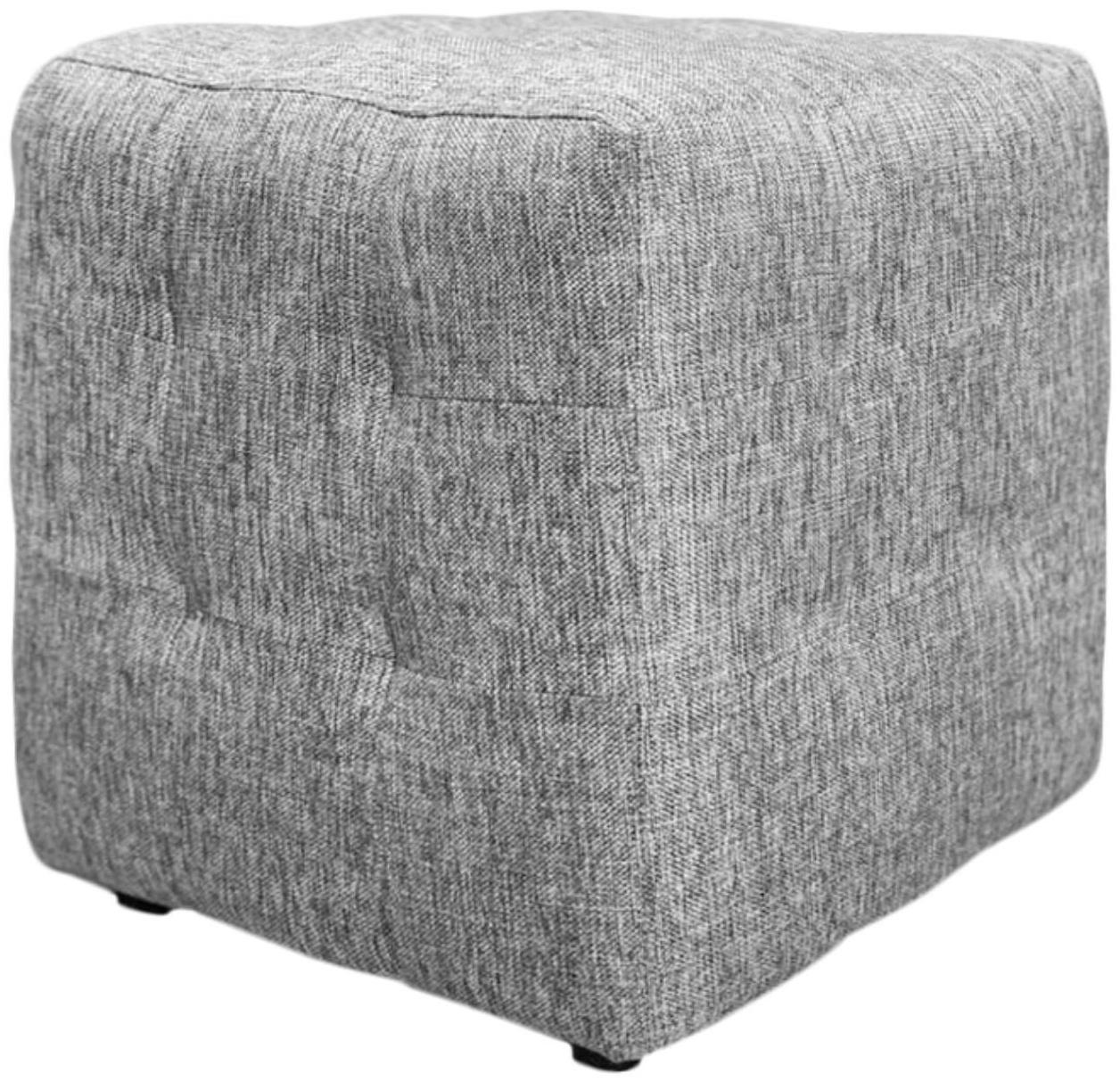 Пуф ткань рогожка ASH